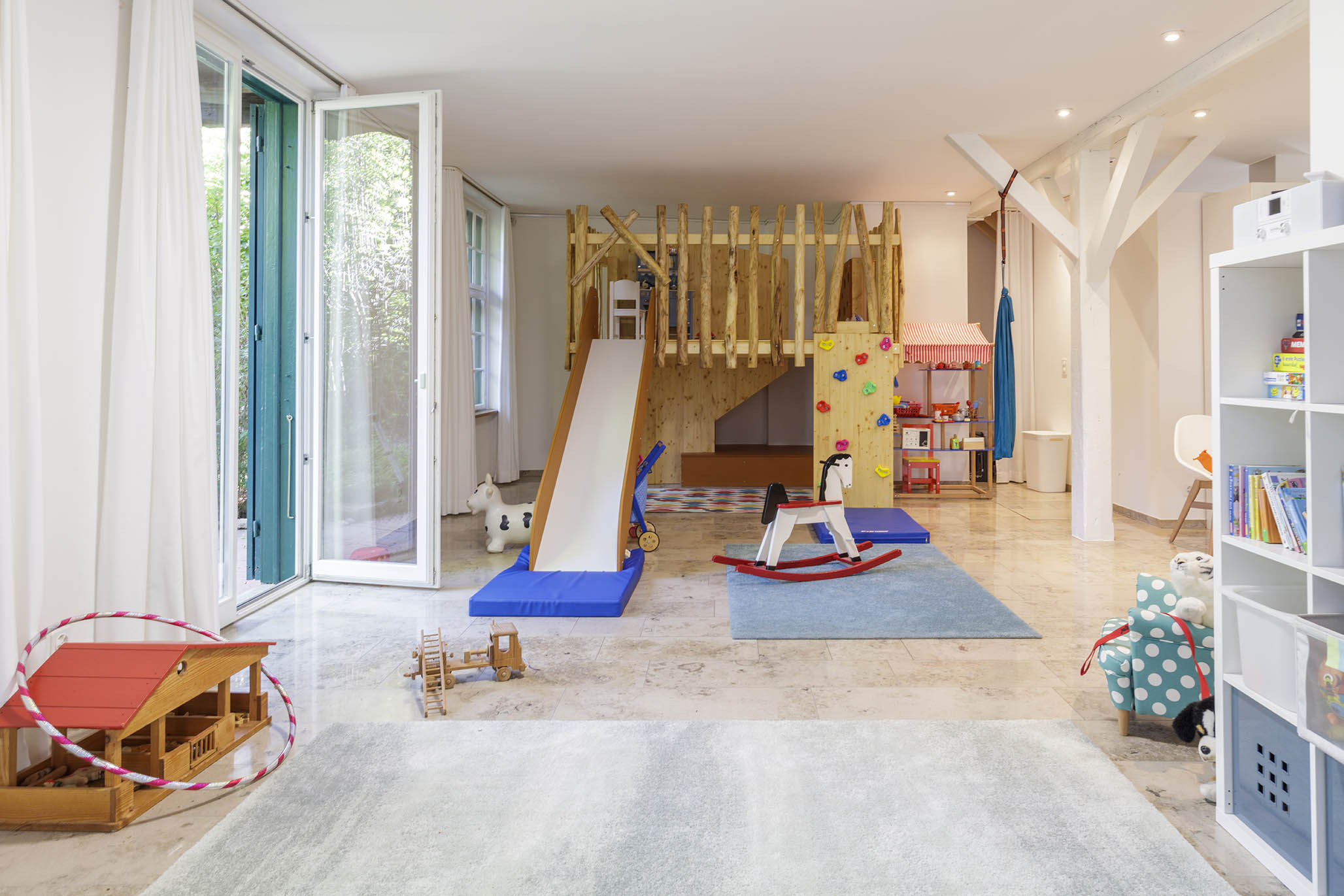 Spielbereich in der Einrichtung in Basel